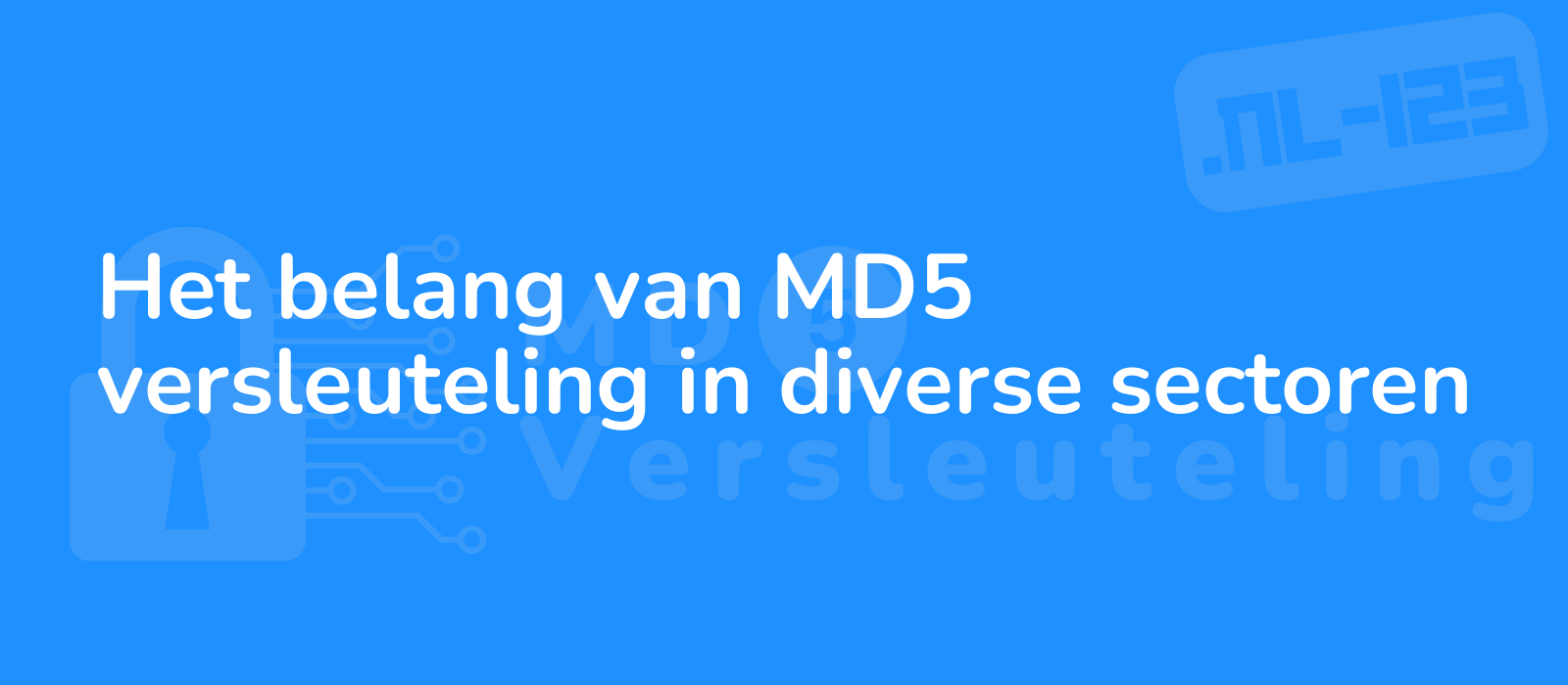 key industries rely on md5 encryption for data security illustration of a secure lock surrounded by technology elements 8k dynamic