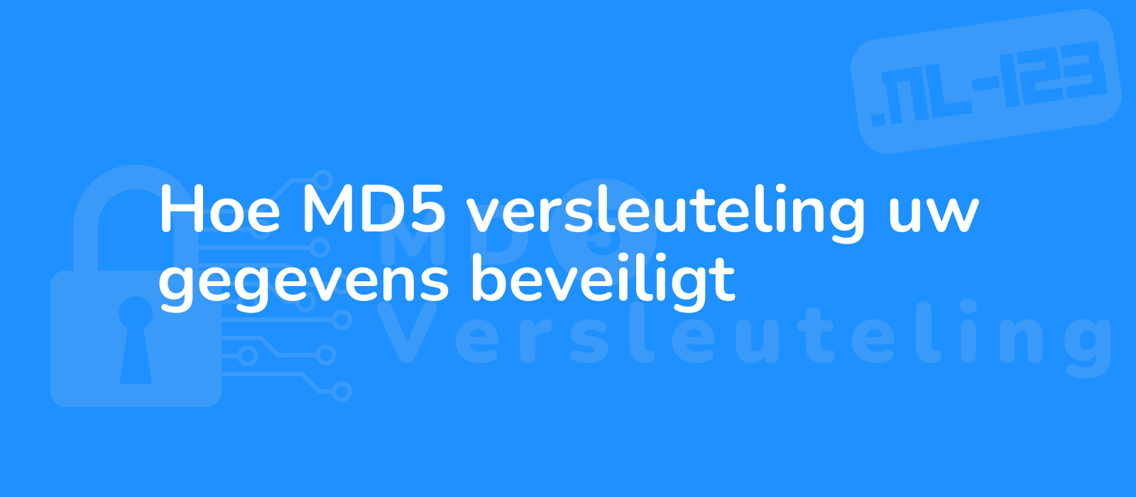 secure your data with md5 encryption a bold image featuring a lock symbol and computer code on a blue background emphasizing data security